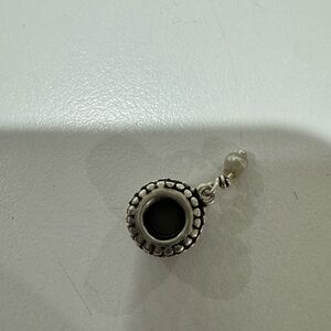 Pandora Elegant Silver and Pearl Charm